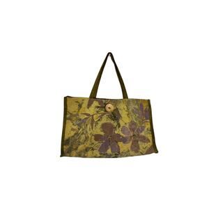 Atenti USA Made Tapestry Tote Floral Suede Medium Crafting
